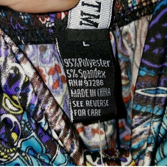 Gorgeous peacock maxi dress large - Picture 3 of 4